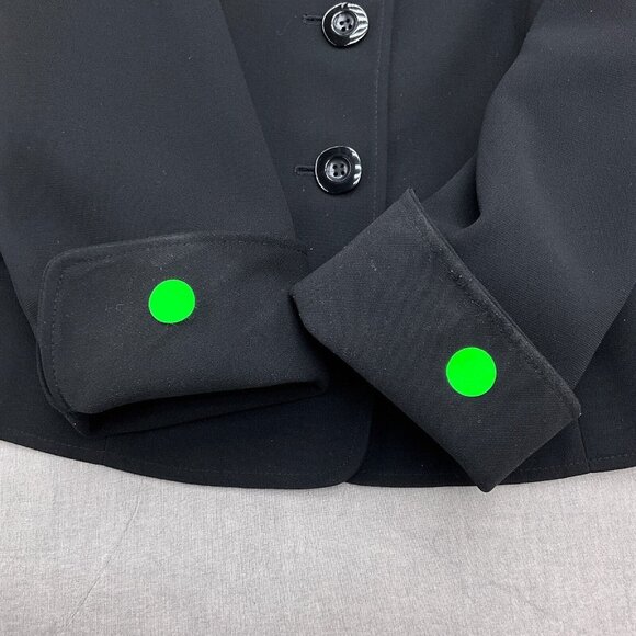 Suit Studio Skirt Set Women 10P Black Poly Lined Career Classic‎ - Picture 11 of 16